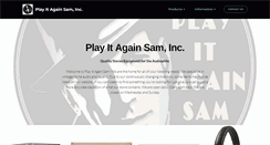 Desktop Screenshot of playitagainsam.com