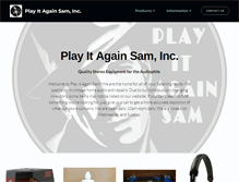 Tablet Screenshot of playitagainsam.com